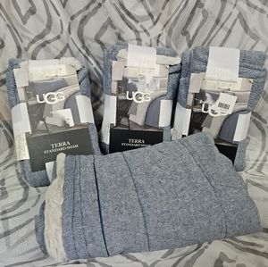 UGG standard sham Chambray fleece lined